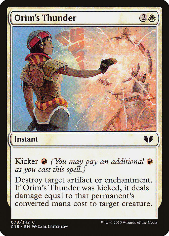 Orim's Thunder [Commander 2015] | Exor Games Summserside