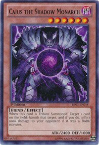 Caius the Shadow Monarch [BP01-EN018] Rare | Exor Games Summserside