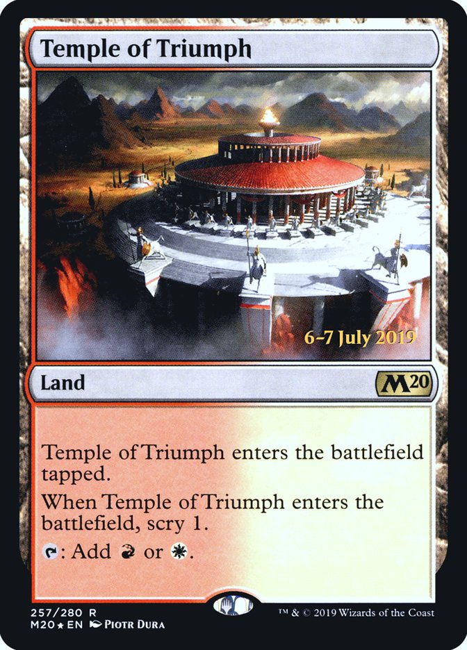 Temple of Triumph  [Core Set 2020 Prerelease Promos] | Exor Games Summserside