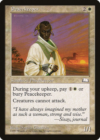Peacekeeper [Weatherlight] | Exor Games Summserside