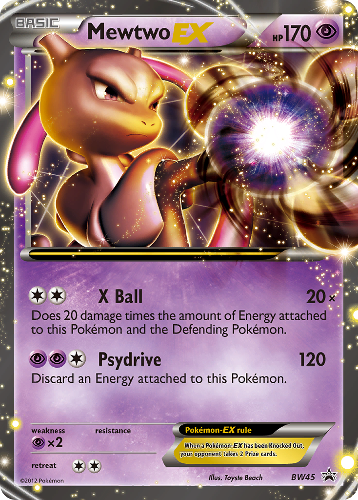 Mewtwo EX (BW45) [Black & White: Black Star Promos] | Exor Games Summserside