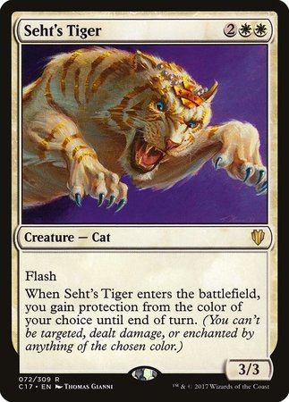 Seht's Tiger [Commander 2017] | Exor Games Summserside