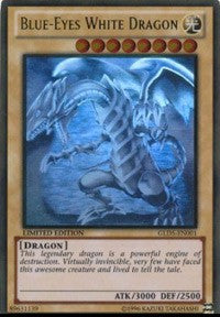 Blue-Eyes White Dragon [GLD5-EN001] Ghost/Gold Rare | Exor Games Summserside