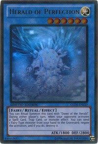 Herald of Perfection [GLD5-EN030] Ghost/Gold Rare | Exor Games Summserside