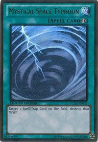 Mystical Space Typhoon [GLD5-EN038] Ghost/Gold Rare | Exor Games Summserside