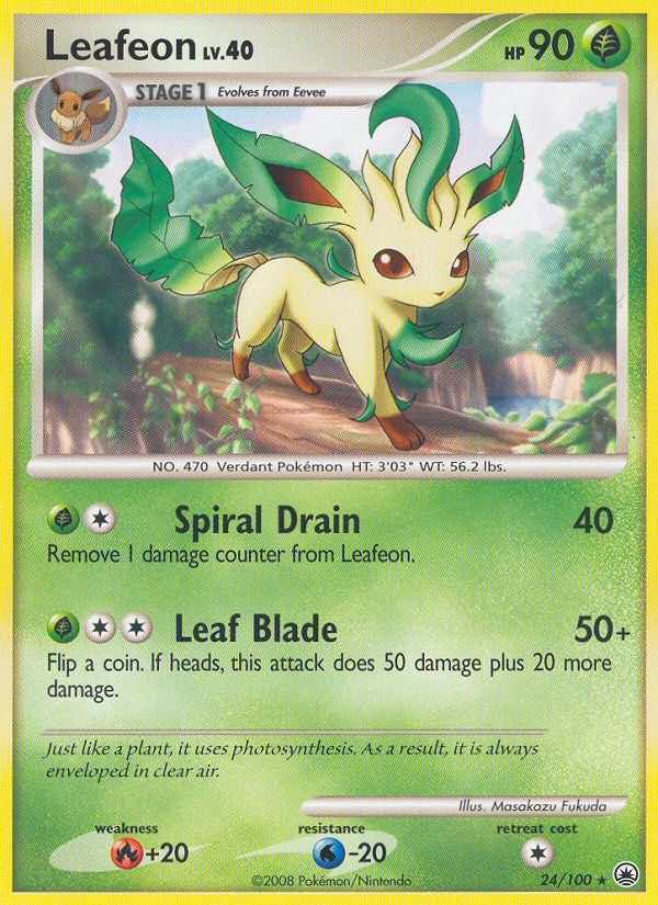 Leafeon (24/100) [Diamond & Pearl: Majestic Dawn] | Exor Games Summserside