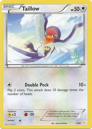 Taillow (7/30) [XY: Trainer Kit 3 - Pikachu Libre] | Exor Games Summserside