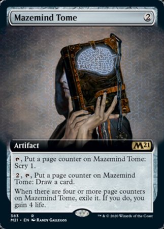 Mazemind Tome (Extended Art) [Core Set 2021] | Exor Games Summserside