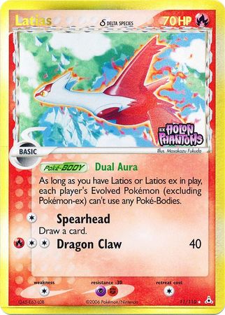 Latias (11/110) (Delta Species) (Stamped) [EX: Holon Phantoms] | Exor Games Summserside