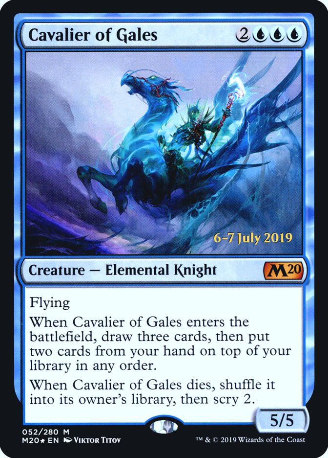 Cavalier of Gales  [Core Set 2020 Prerelease Promos] | Exor Games Summserside