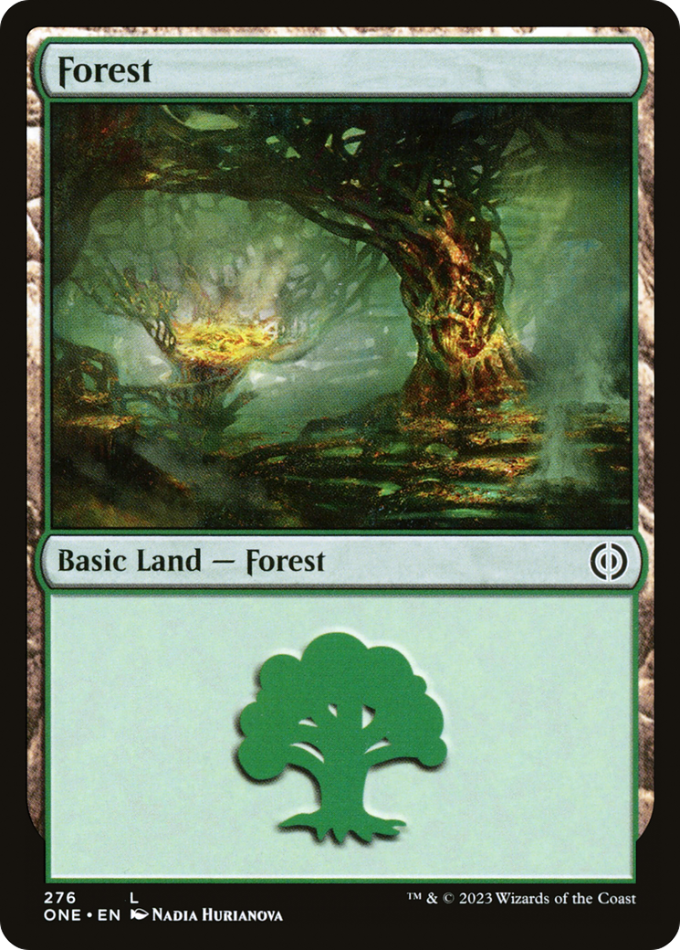 Forest (276) [Phyrexia: All Will Be One] | Exor Games Summserside