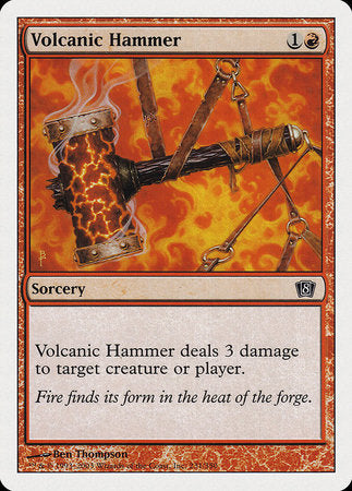 Volcanic Hammer [Eighth Edition] | Exor Games Summserside