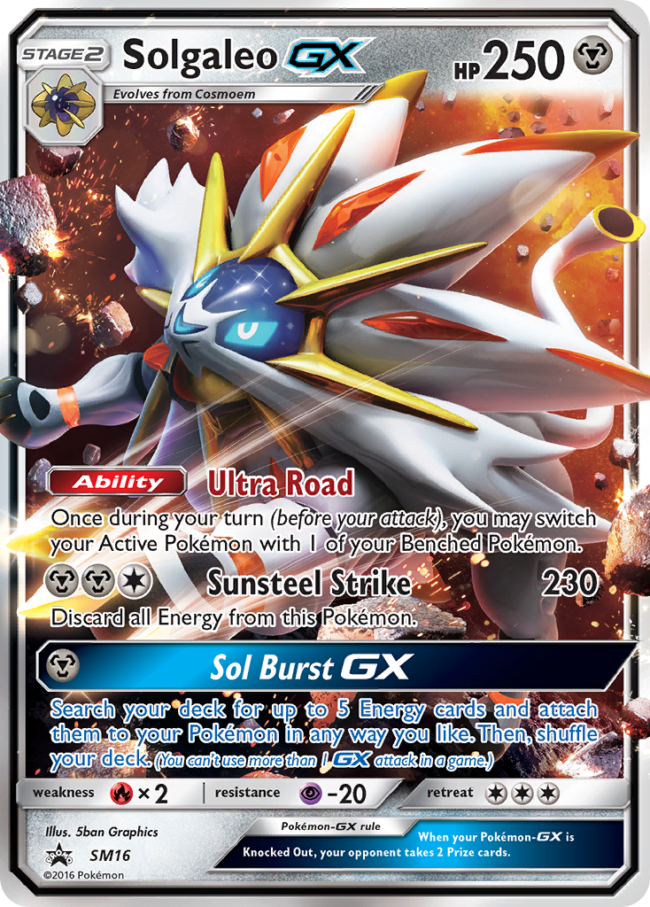 Solgaleo GX (SM16) [Sun & Moon: Black Star Promos] | Exor Games Summserside