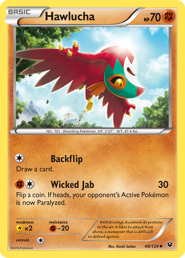 Hawlucha (48/124) [XY: Fates Collide] | Exor Games Summserside