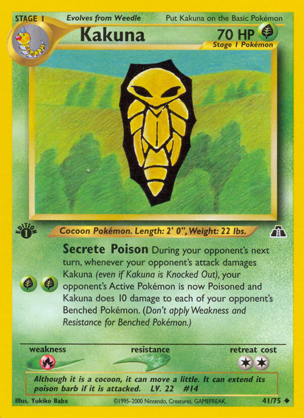 Kakuna (41/75) [Neo Discovery 1st Edition] | Exor Games Summserside