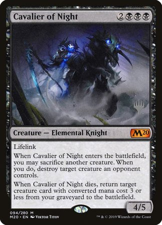 Cavalier of Night [Core Set 2020 Promos] | Exor Games Summserside