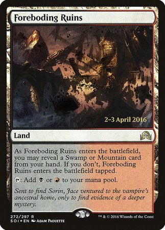 Foreboding Ruins [Shadows over Innistrad Promos] | Exor Games Summserside