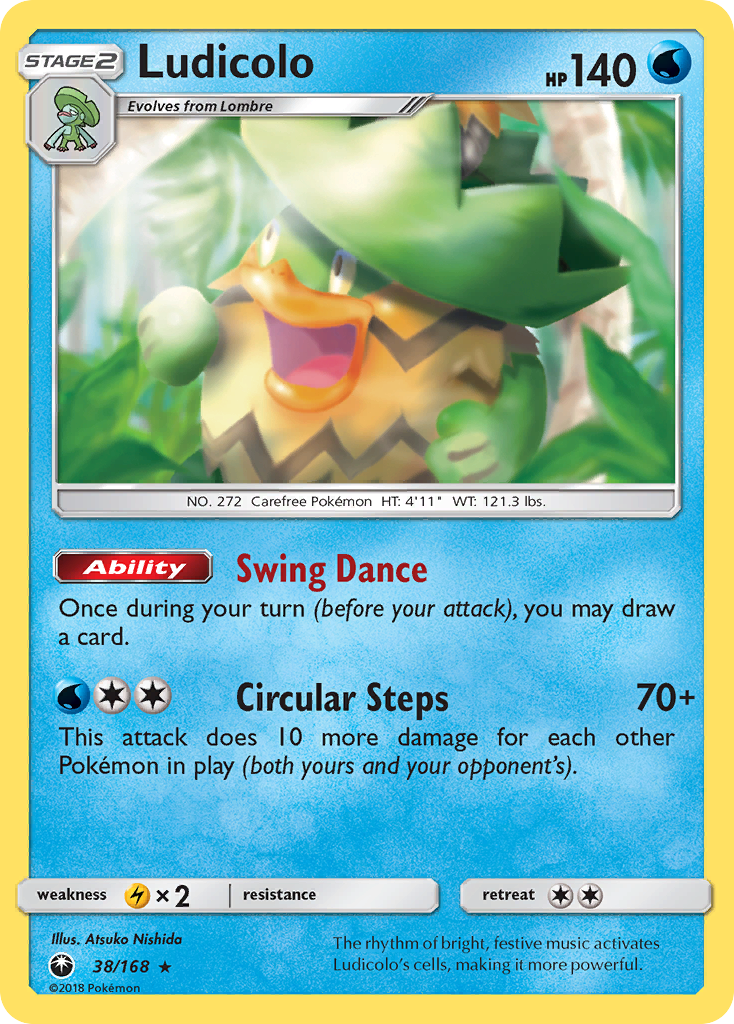 Ludicolo (38/168) [Sun & Moon: Celestial Storm] | Exor Games Summserside