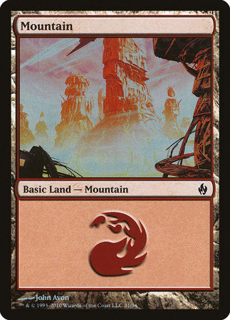 Mountain (31) [Premium Deck Series: Fire and Lightning] | Exor Games Summserside