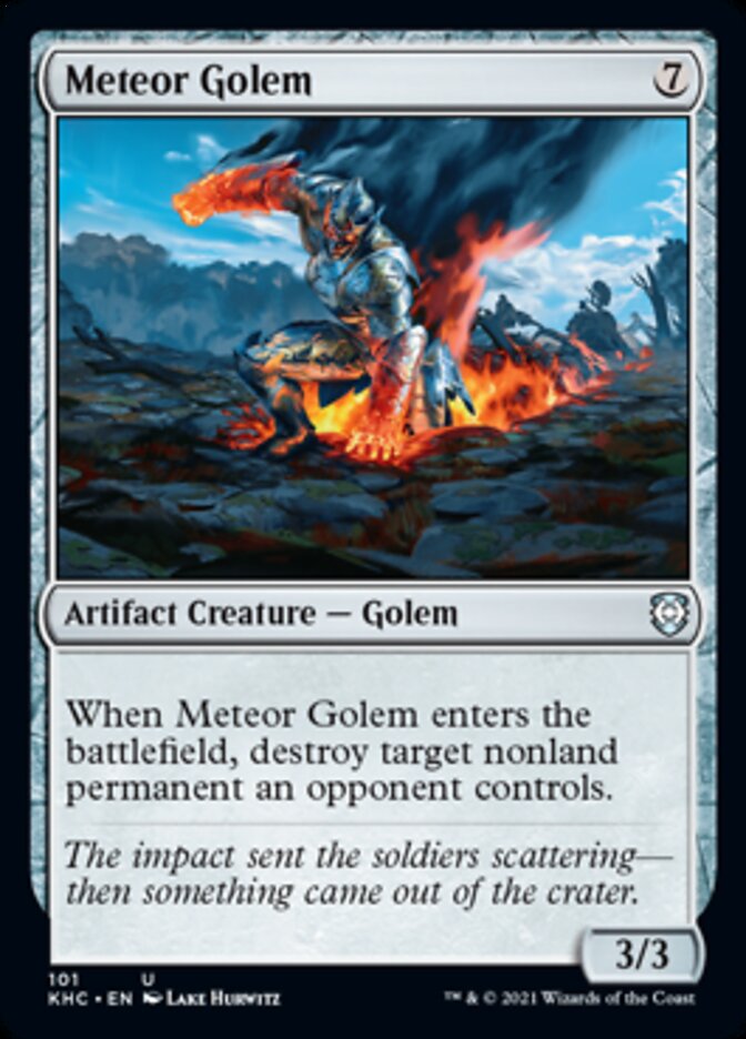 Meteor Golem [Kaldheim Commander] | Exor Games Summserside