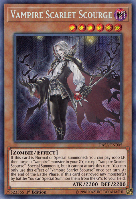 Vampire Scarlet Scourge [DASA-EN005] Secret Rare | Exor Games Summserside