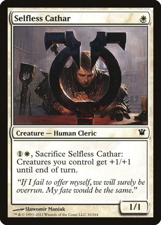 Selfless Cathar [Innistrad] | Exor Games Summserside