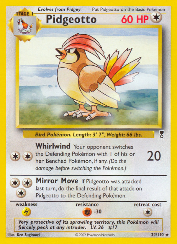 Pidgeotto (34/110) [Legendary Collection] | Exor Games Summserside