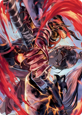 Risona, Asari Commander Art Card [Kamigawa: Neon Dynasty Art Series] | Exor Games Summserside