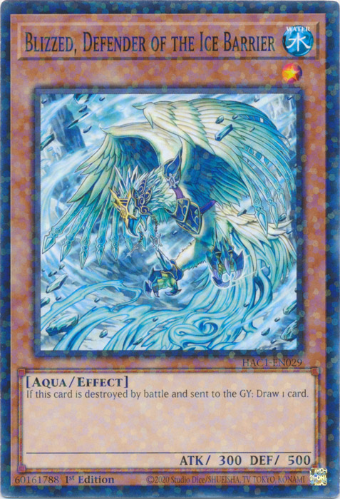 Blizzed, Defender of the Ice Barrier (Duel Terminal) [HAC1-EN029] Common | Exor Games Summserside
