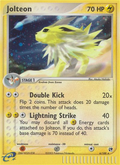 Jolteon (6/100) [EX: Sandstorm] | Exor Games Summserside