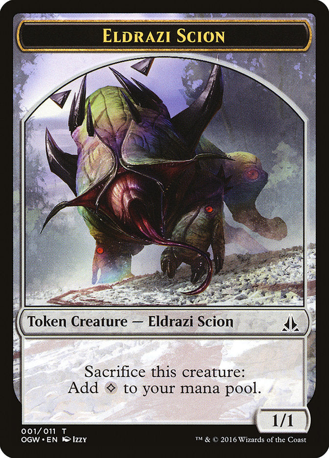 Eldrazi Scion (001/011) [Oath of the Gatewatch Tokens] | Exor Games Summserside