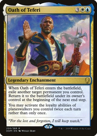 Oath of Teferi [Dominaria] | Exor Games Summserside