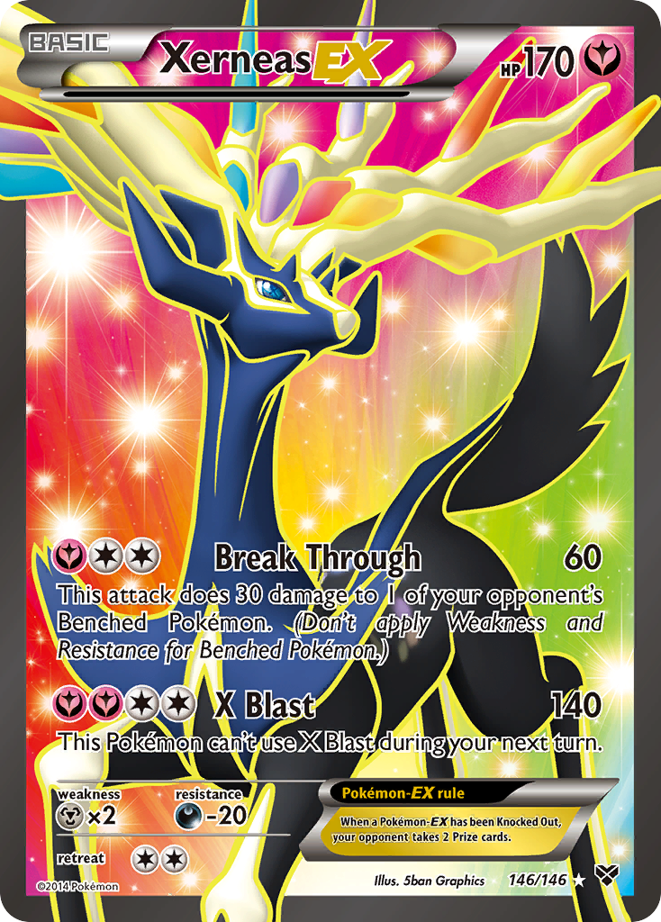 Xerneas EX (146/146) [XY: Base Set] | Exor Games Summserside