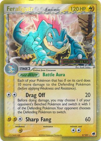 Feraligatr (2/101) (Delta Species) (Stamped) [EX: Dragon Frontiers] | Exor Games Summserside