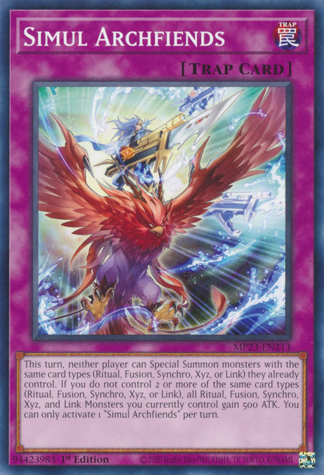 Simul Archfiends [MP23-EN213] Common | Exor Games Summserside
