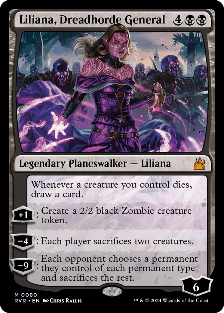 Liliana, Dreadhorde General [Ravnica Remastered] | Exor Games Summserside