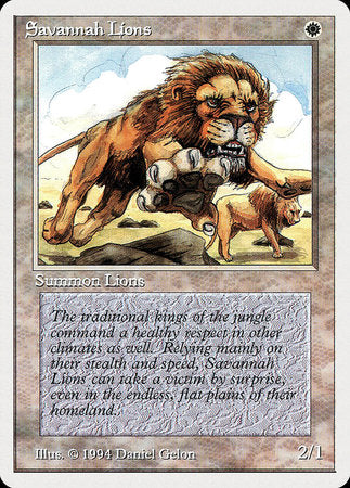 Savannah Lions [Summer Magic / Edgar] | Exor Games Summserside