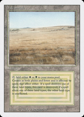 Savannah [Revised Edition] | Exor Games Summserside
