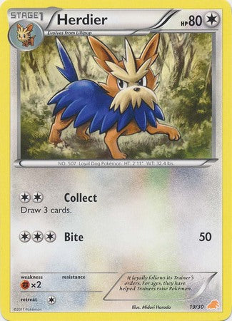 Herdier (19/30) [Black & White: Trainer Kit - Excadrill] | Exor Games Summserside