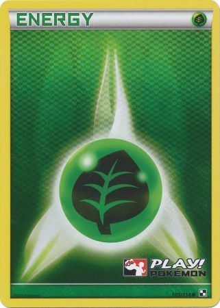 Grass Energy (105/114) (Play Pokemon Promo) [Black & White: Base Set] | Exor Games Summserside