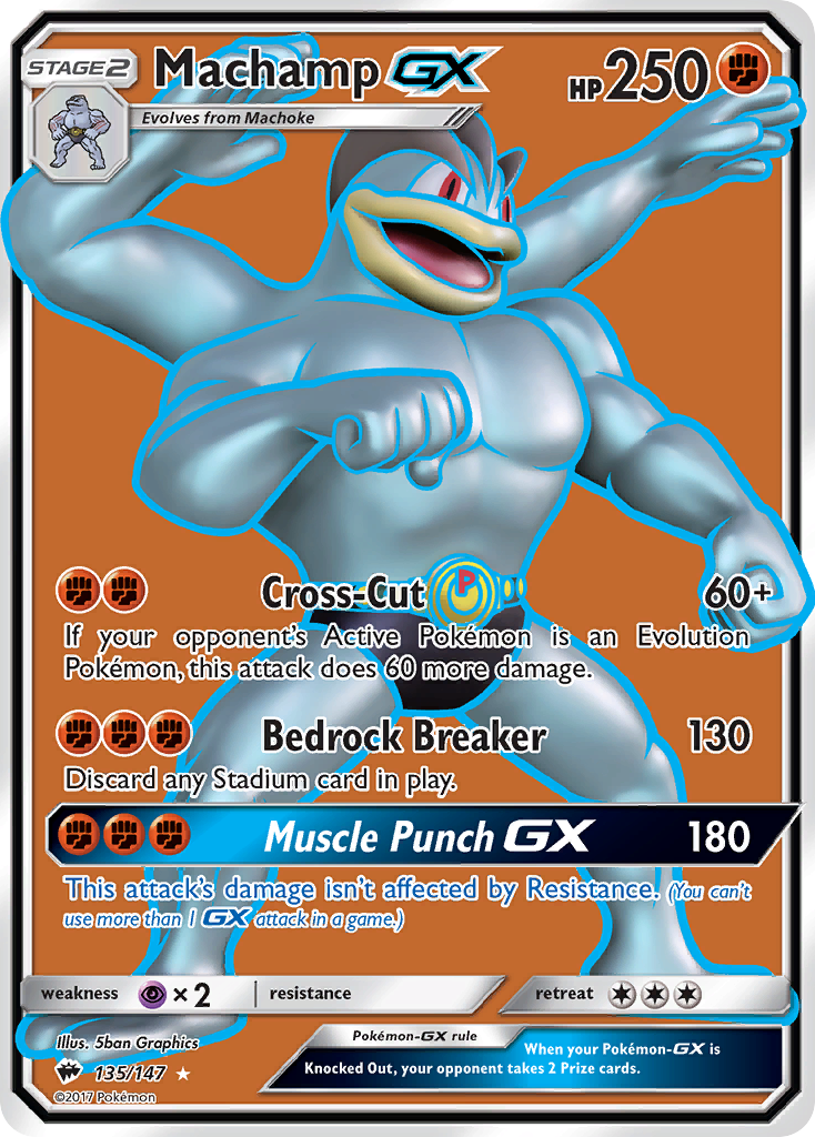 Machamp GX (135/147) [Sun & Moon: Burning Shadows] | Exor Games Summserside