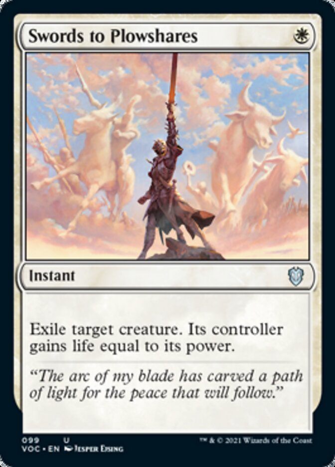 Swords to Plowshares [Innistrad: Crimson Vow Commander] | Exor Games Summserside