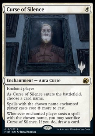 Curse of Silence (Promo Pack) [Innistrad: Midnight Hunt Promos] | Exor Games Summserside