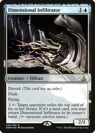 Dimensional Infiltrator [Oath of the Gatewatch Promos] | Exor Games Summserside