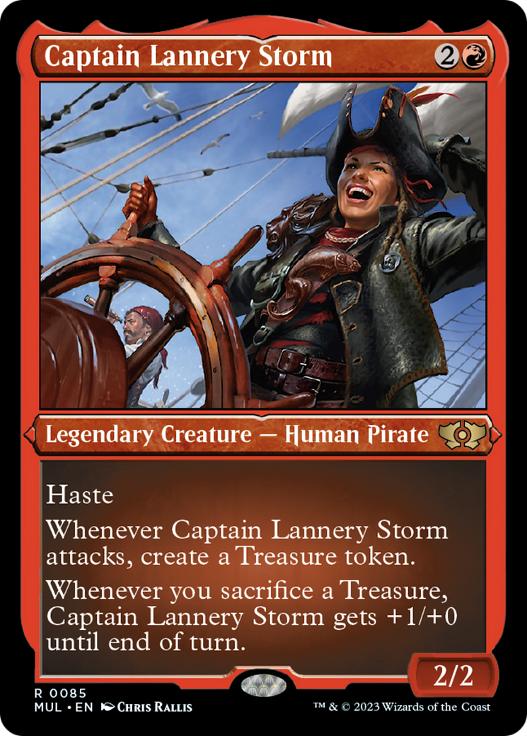 Captain Lannery Storm (Foil Etched) [Multiverse Legends] | Exor Games Summserside