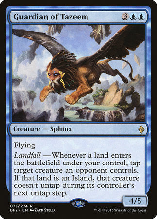 Guardian of Tazeem [Battle for Zendikar] | Exor Games Summserside