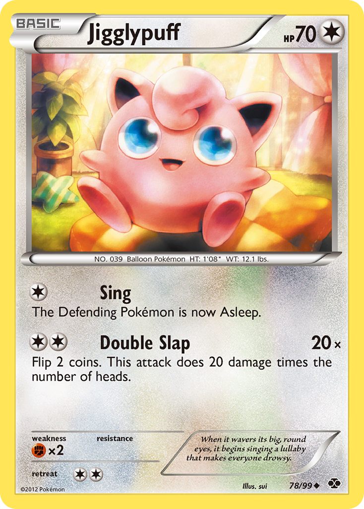 Jigglypuff (78/99) [Black & White: Next Destinies] | Exor Games Summserside