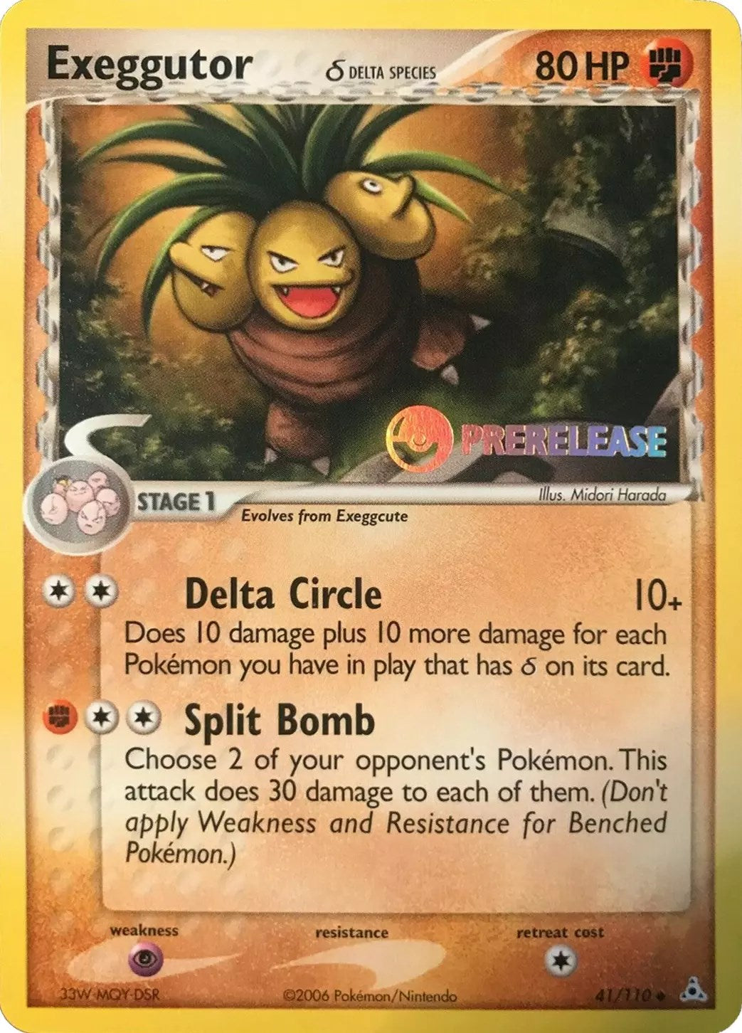 Exeggutor (41/110) (Prerelease) [EX: Holon Phantoms] | Exor Games Summserside