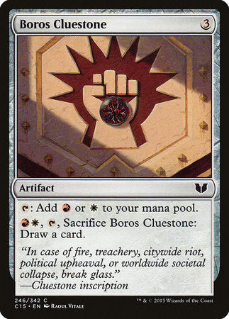 Boros Cluestone [Commander 2015] | Exor Games Summserside