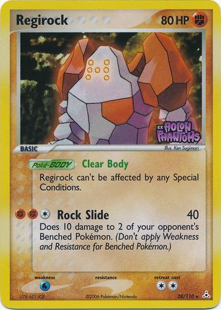 Regirock (28/110) (Stamped) [EX: Holon Phantoms] | Exor Games Summserside